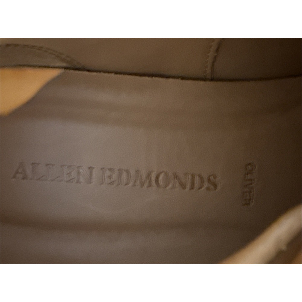 Allen Edmonds Oliver Sneaker Mens 8 3E Luggage Tan New Leather Slip-On EC4501007 - Picture 3 of 16